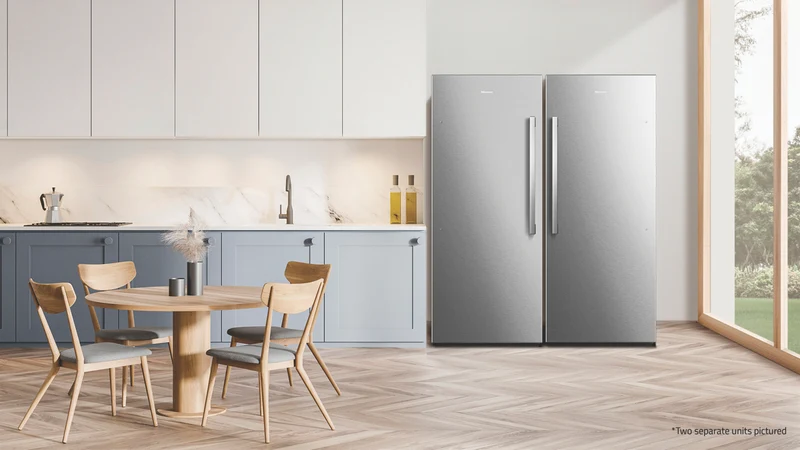Hisense 384L Vertical Hybrid Freezer