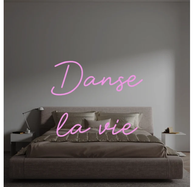 Custom text: Danse la vie