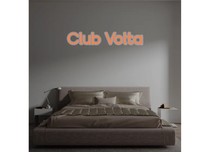 Custom text: Club Volta