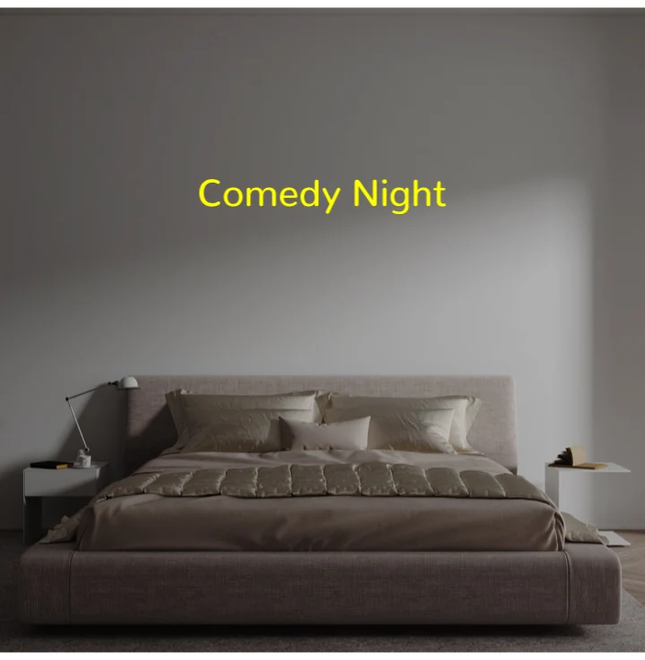 Custom text: Comedy Night