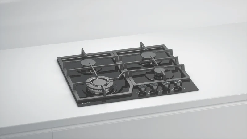 Haier 60cm Gas on Glass Cooktop