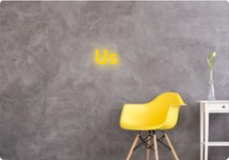 Custom text: Us