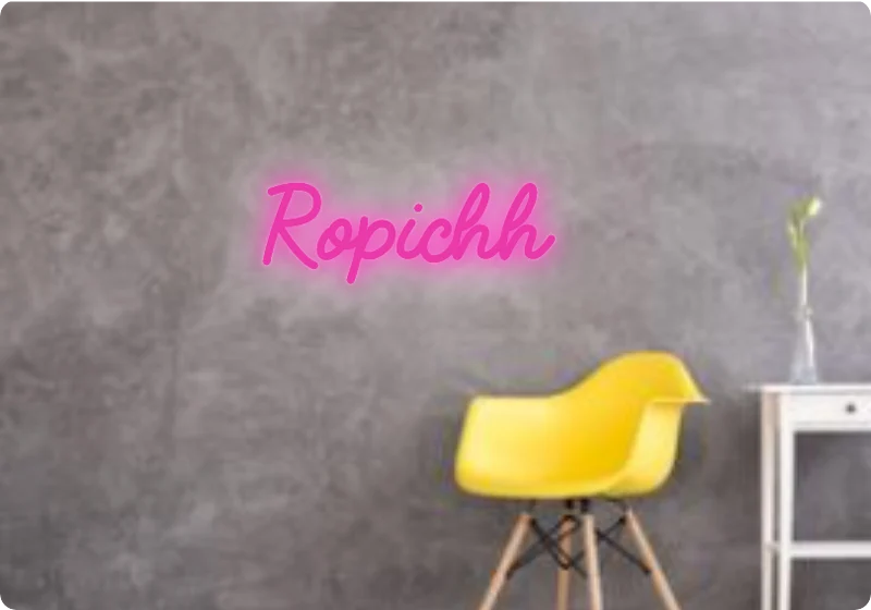 Custom text: Ropichh