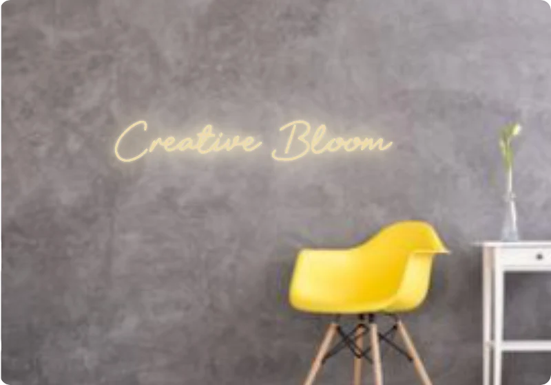 Custom text: Creative Bloom