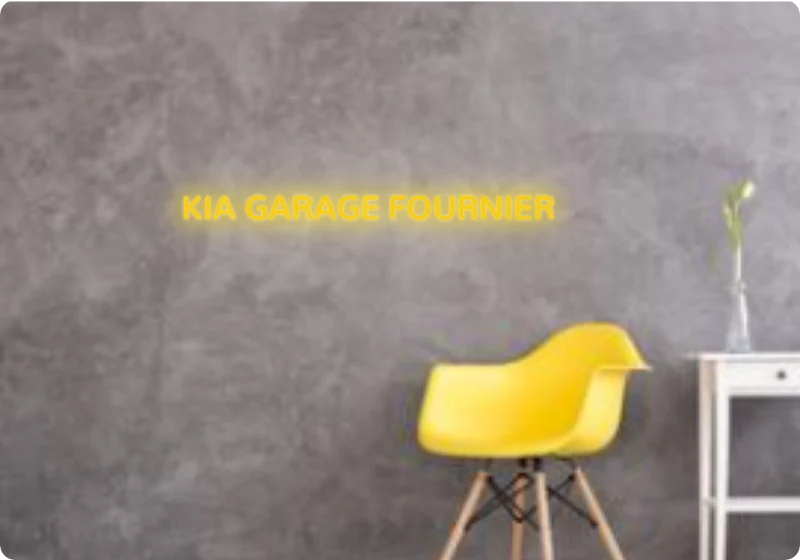 Custom text: KIA GARAGE FOURNIER