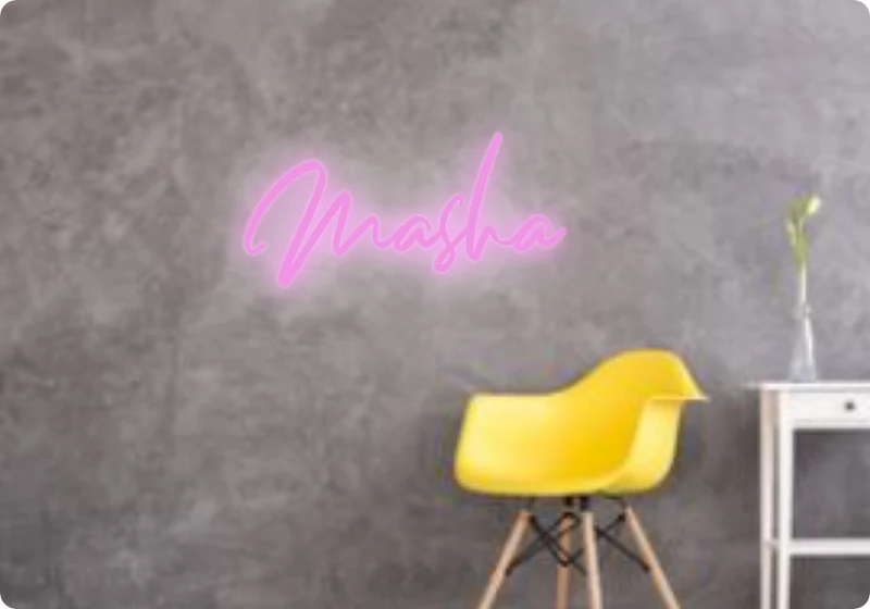 Custom text: Masha