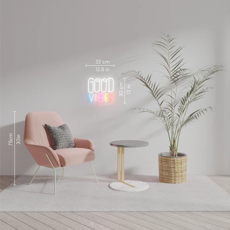 Good Vibes by Joanna Behar - Signe en néon LED