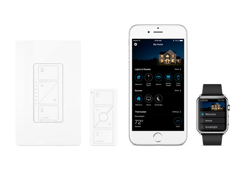 Kit d'extension de gradateur intelligent intégré au mur P-PKG1W-WH-C