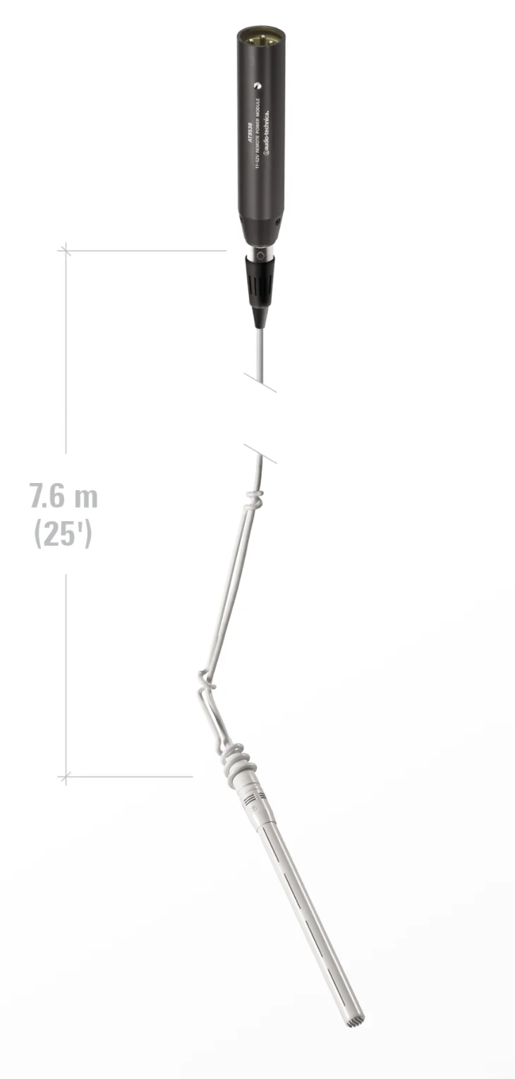 Microphone suspendu à condensateur cardioïde U853