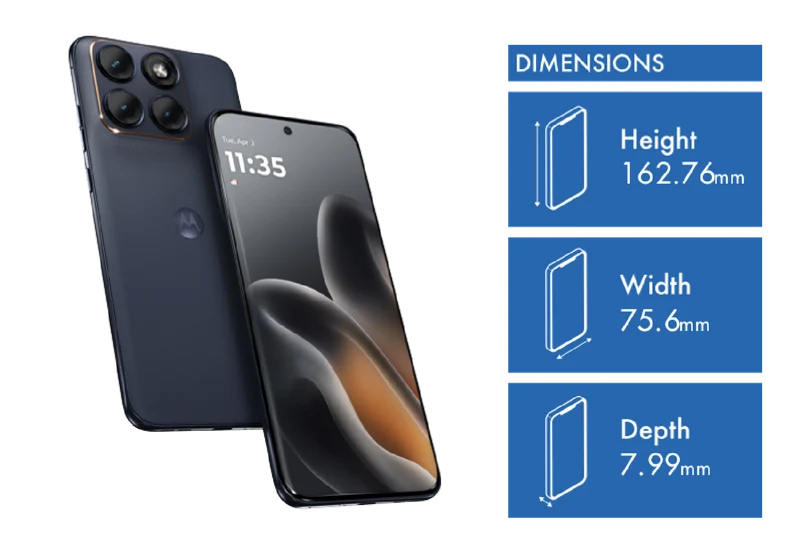 Motorola Edge 70 Fusion 5G 256GB Silhouette Black