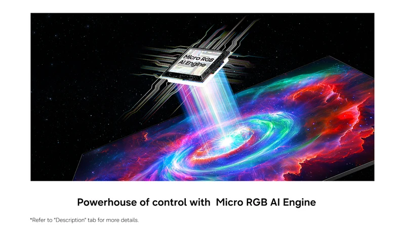 Samsung 85" MICRO RGB R85H 4K Smart AI TV 2026