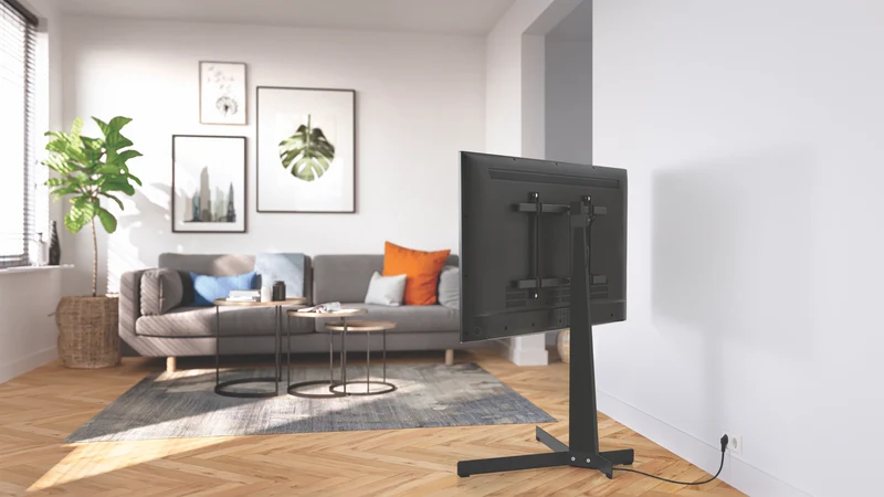 Vogels TV Floor Stand (Upto 77") Black Steel
