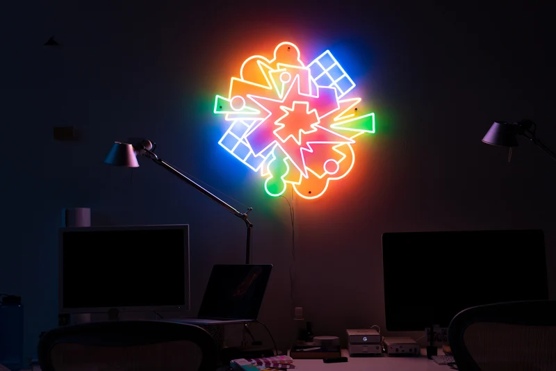 Checkmate by Wade and Leta - Signe en néon LED