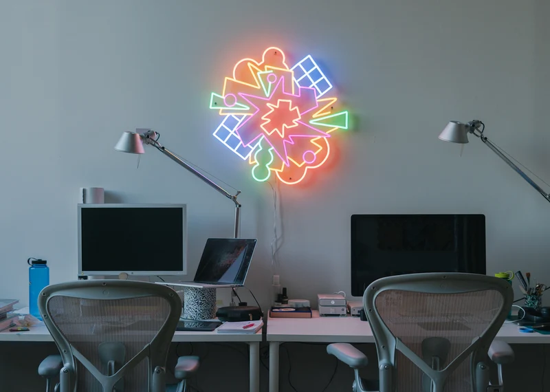 Checkmate by Wade and Leta - Signe en néon LED