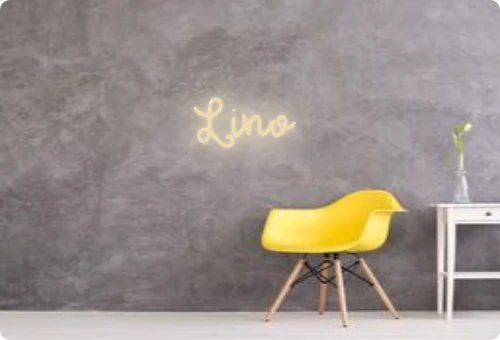 Custom text: Lino
