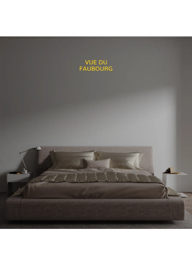 Custom text: VUE DU FAUBOURG