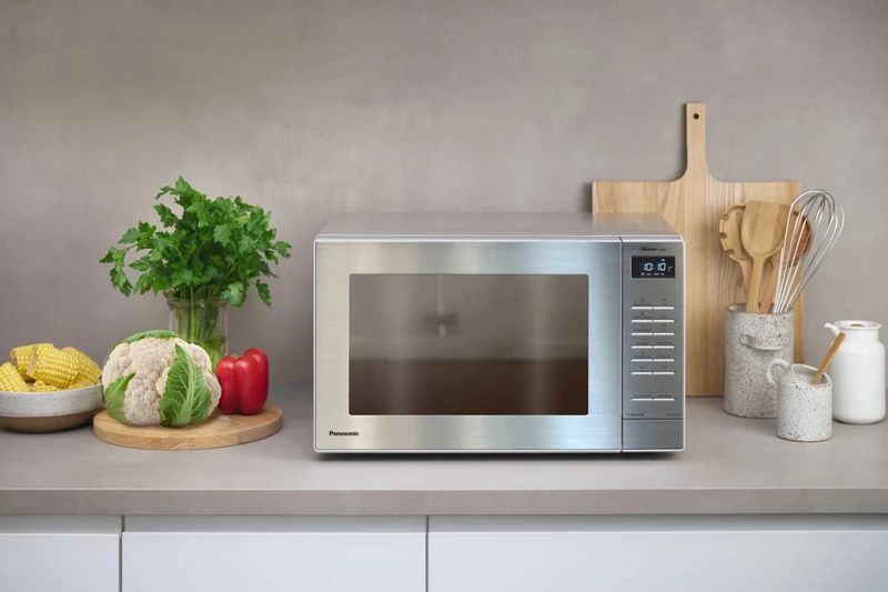 Panasonic 32L 1100W Inverter Microwave - Stainless Steel
