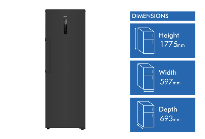 Haier 272L Vertical Hybrid Freezer