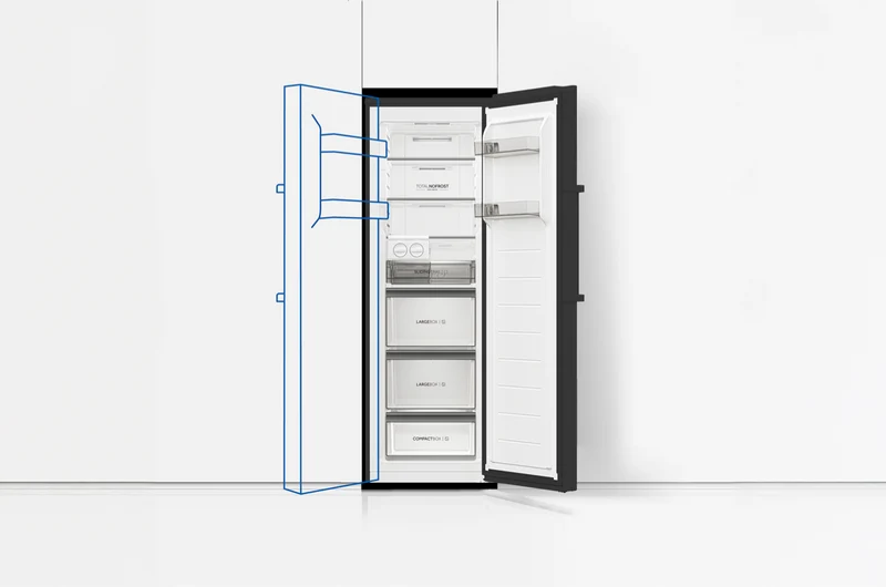 Haier 272L Vertical Hybrid Freezer
