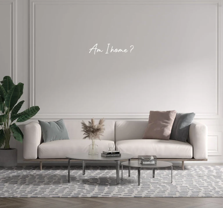Custom text: Am I home ?