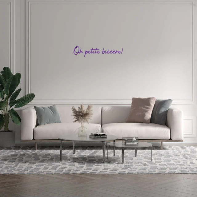 Custom text: Oh petite bièèère!