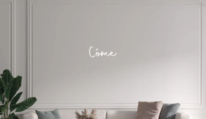 Custom text: Côme