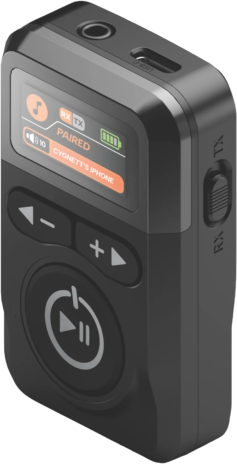 Cygnett Voyager Wireless Elite Audio Adapter (Black)
