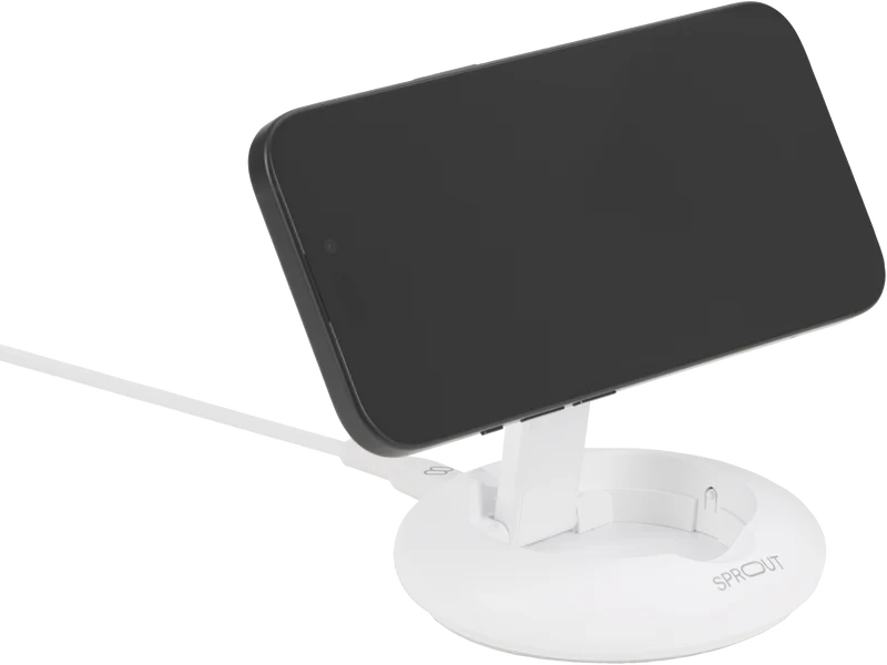 Sprout QI2 Foldable Wireless Charger White