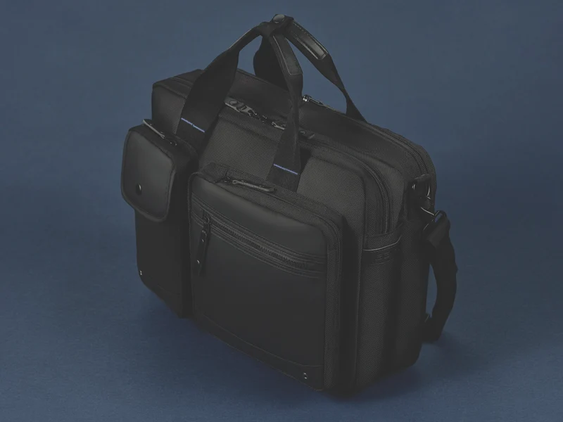 AGVA 16" Resilient Laptop Briefcase (Black)