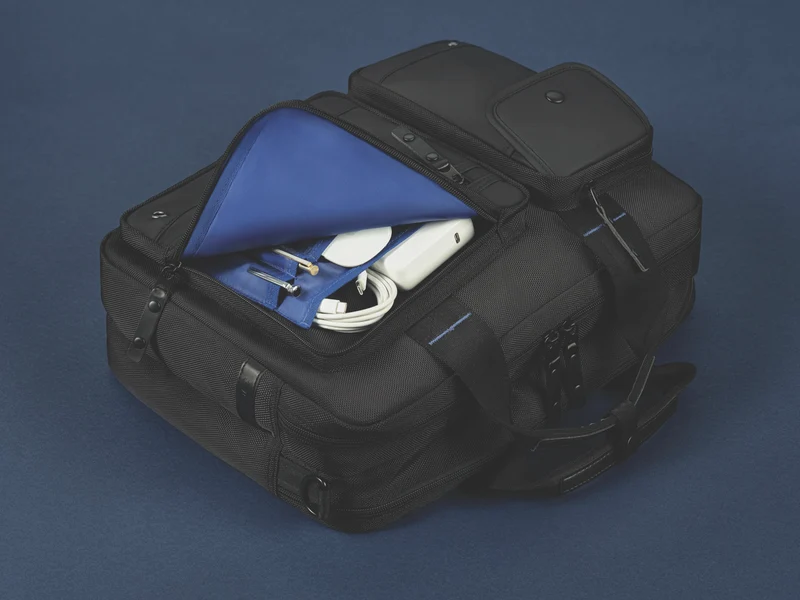 AGVA 16" Resilient Laptop Briefcase (Black)