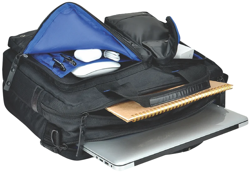 AGVA 16" Resilient Laptop Briefcase (Black)