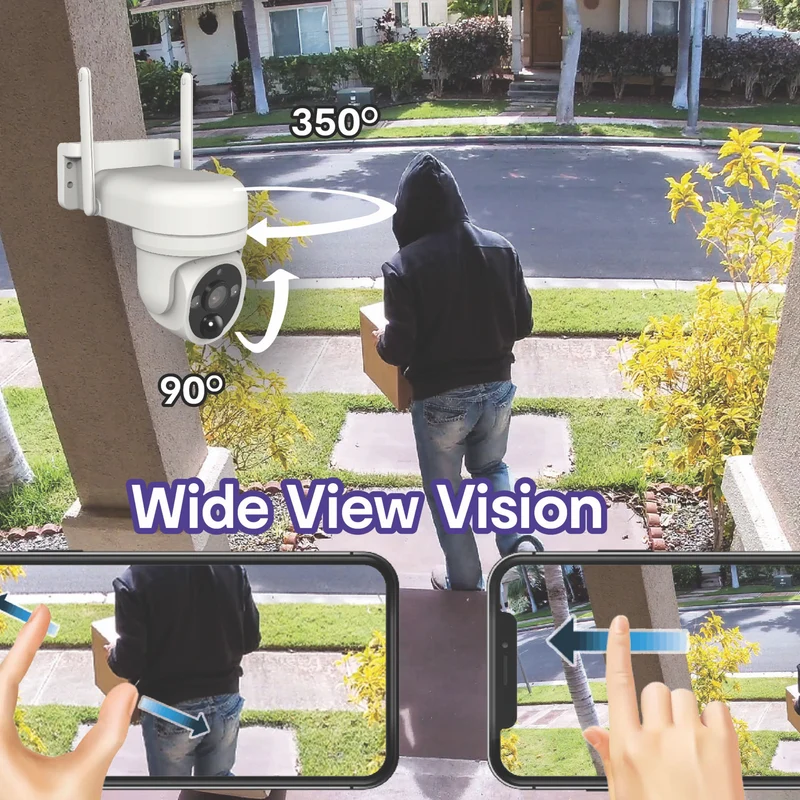 Connect SmartHome Outdoor Pan & Tilt camera with Solar