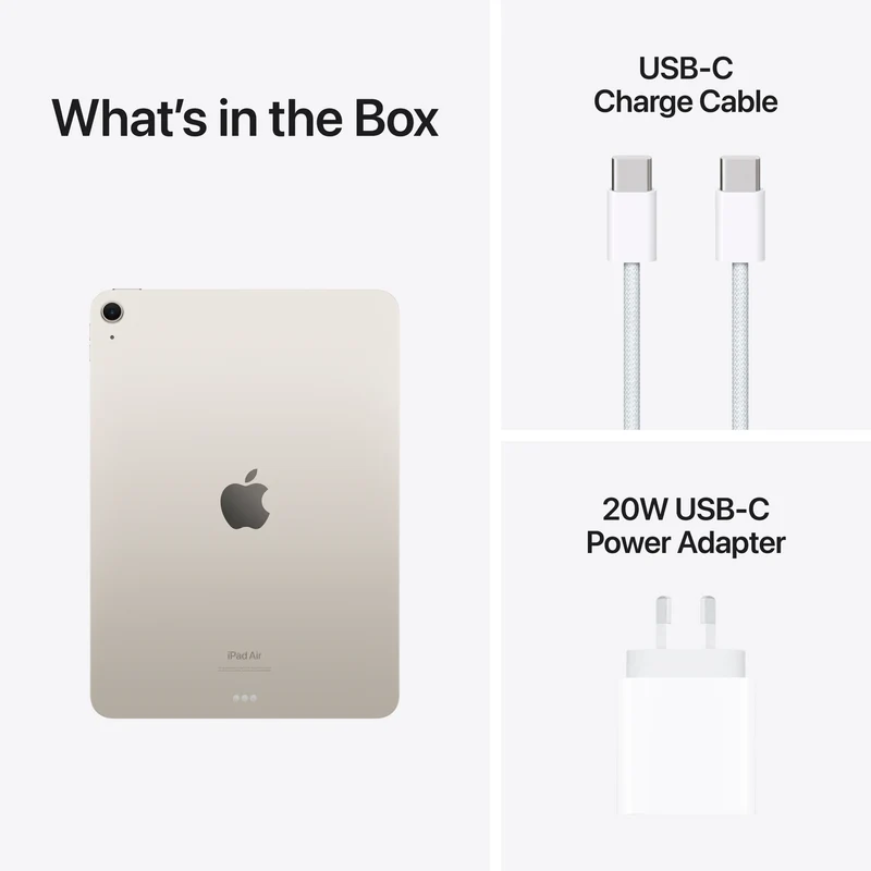 Apple iPad Air 11" M2 Wi-Fi 256GB - Starlight
