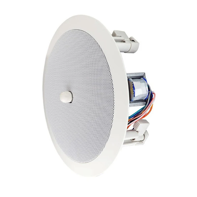 Ensemble de Système audio 4 hauts-parleurs plafonnier, Amplificateur et filage