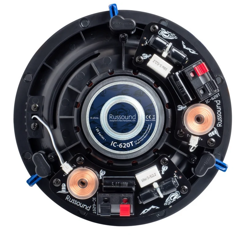 Haut-parleur Stéréo plafonnier encastré RUSSOUND IC-620T 6,5"