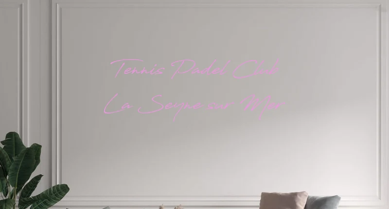 Custom text: Tennis Padel Club La Seyne sur Mer