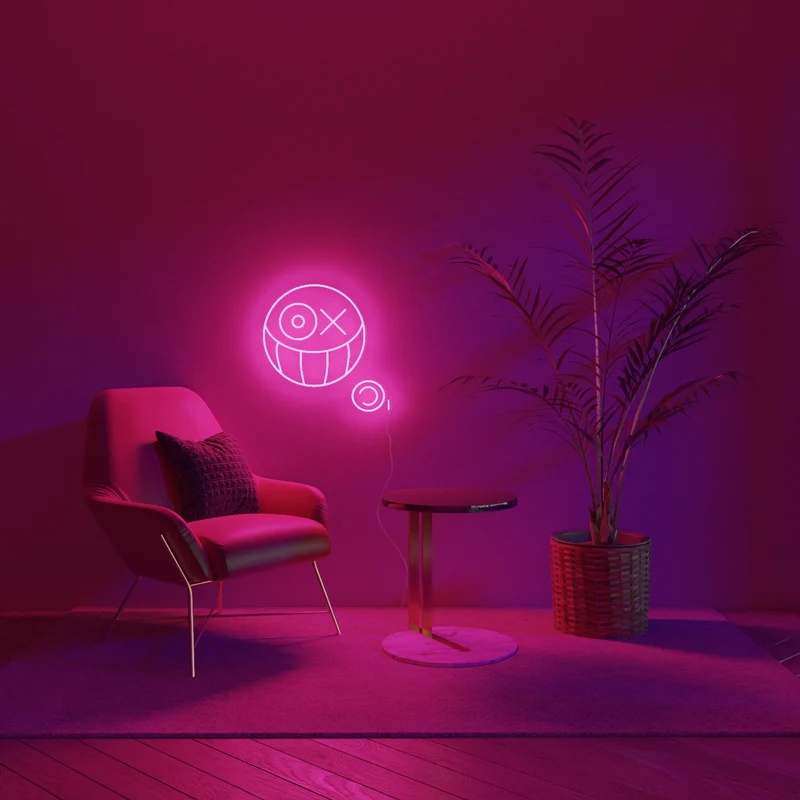 Mr A © by André Saraiva - Signe en néon LED