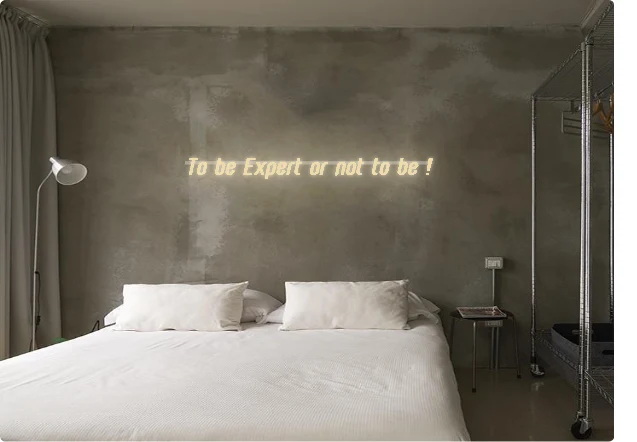 Custom text: To be Expert or not to be !