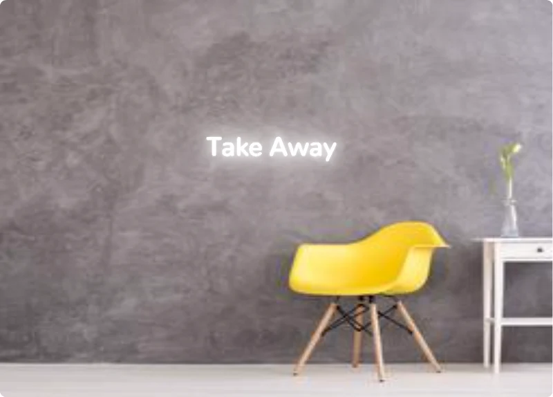 Custom text: Take Away