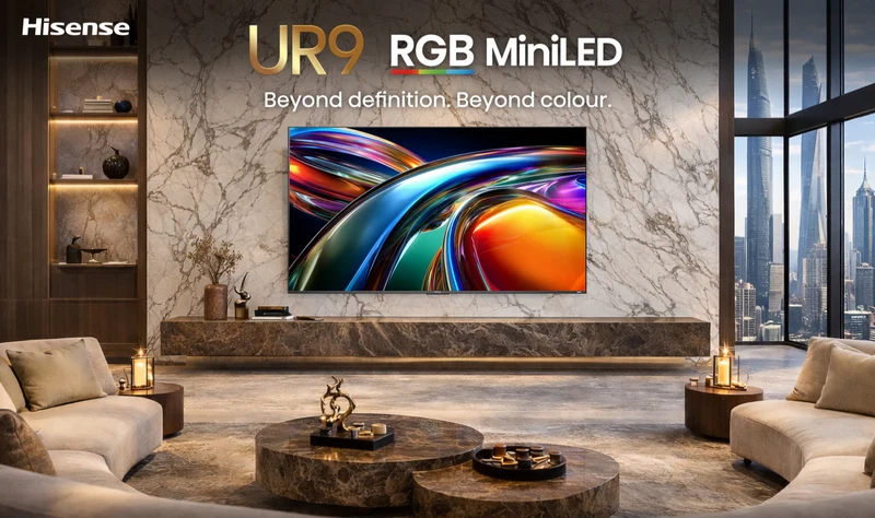 Hisense 75" UR9SAU RGB 4K MiniLED 180Hz TV 2026