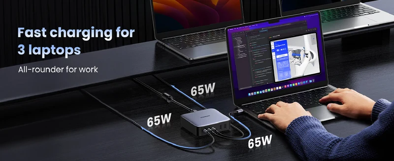 UGREEN Nexode 200W 6-Port GaN Desktop Fast Charger