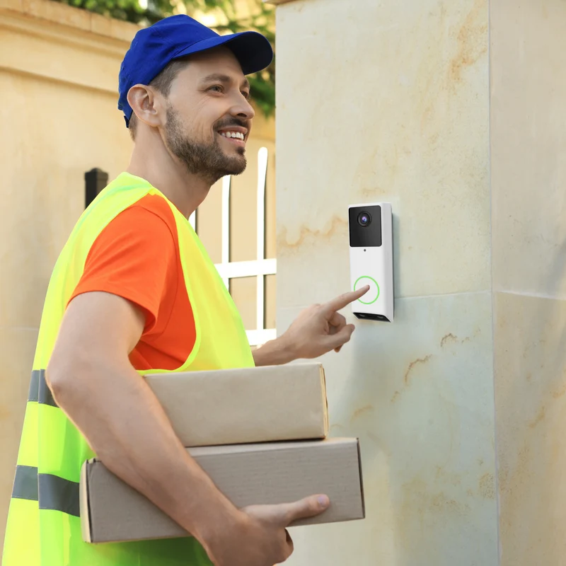 Connect SmartHome 2K Dual Camera Doorbell with Chime