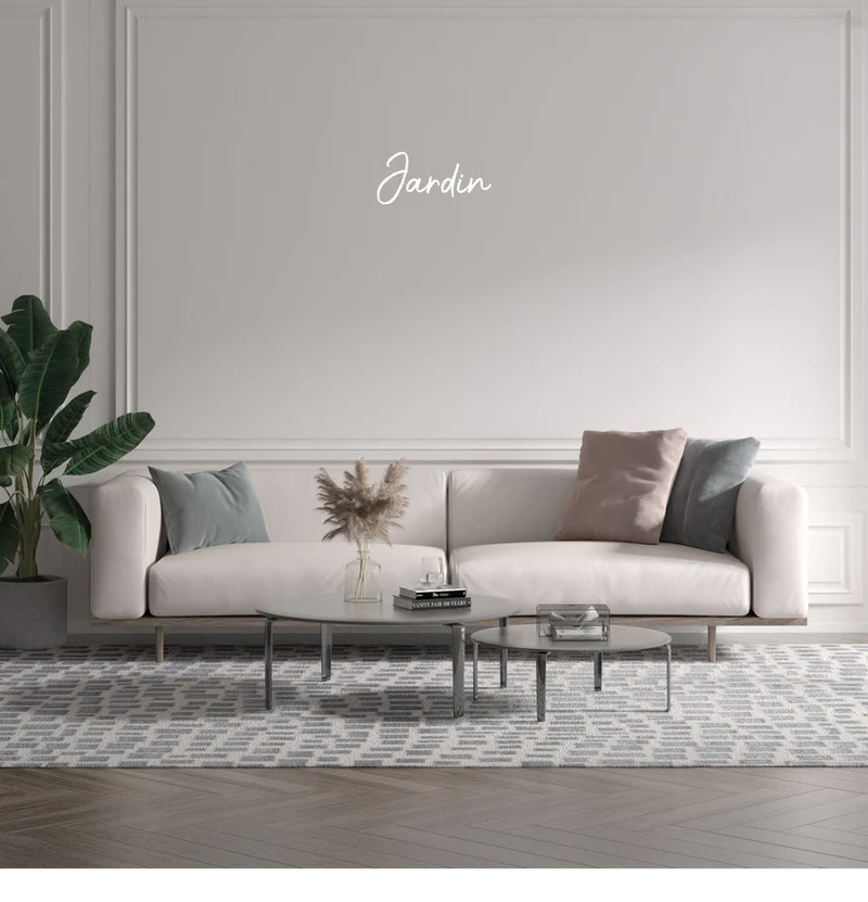 Custom text: Jardin