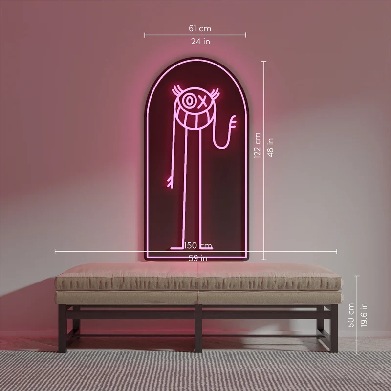 Hello Mr A © by André Saraiva - Signe en néon LED