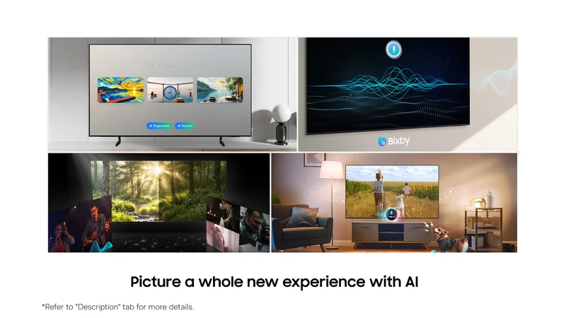 Samsung 65" OLED S85H 4K Smart AI TV 2026