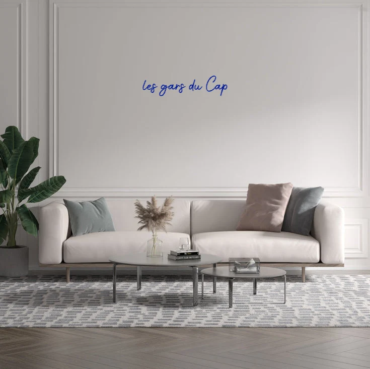 Custom text: les gars du Cap