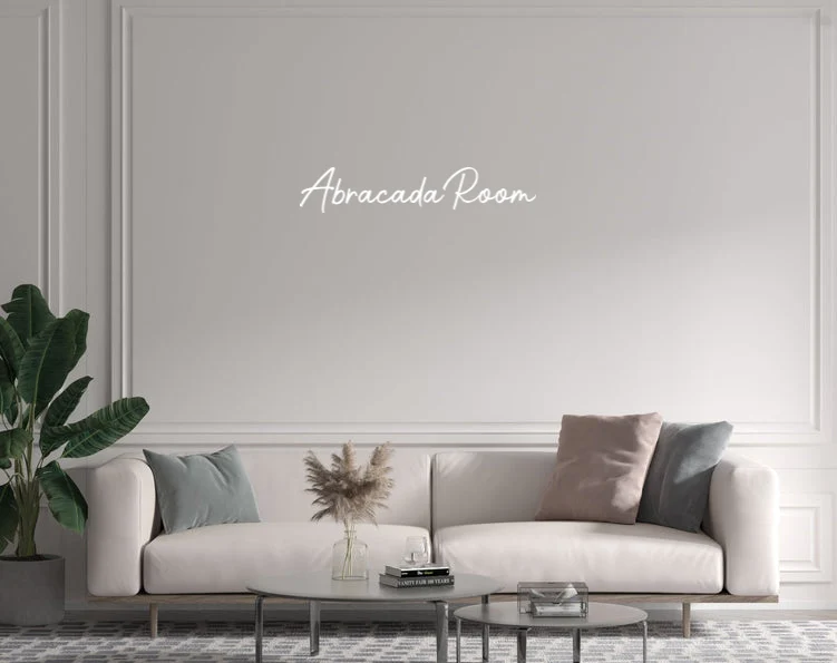 Custom text: AbracadaRoom