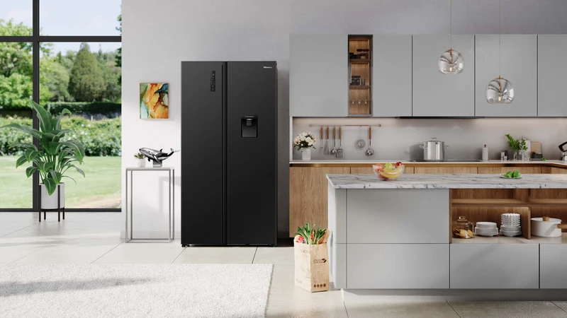 Hisense 541L Side by Side Refrigerator