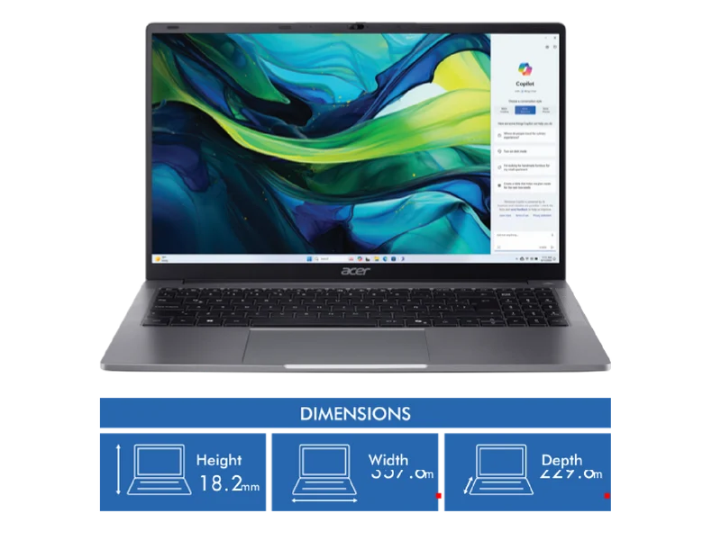 Acer Aspire Lite 15 15.6" N4500 8GB 128GB Laptop