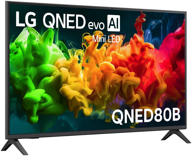 LG 43" QNED80B EVO AI Mini LED 4K Smart TV 2026